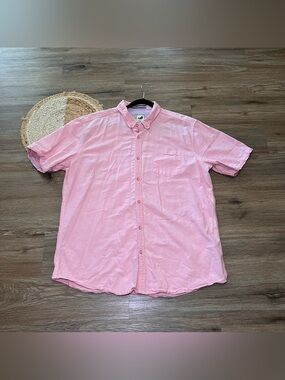 COLOURS Alexander Julian Organic Cotton Mens Short Sleeve Shirt READ DESC